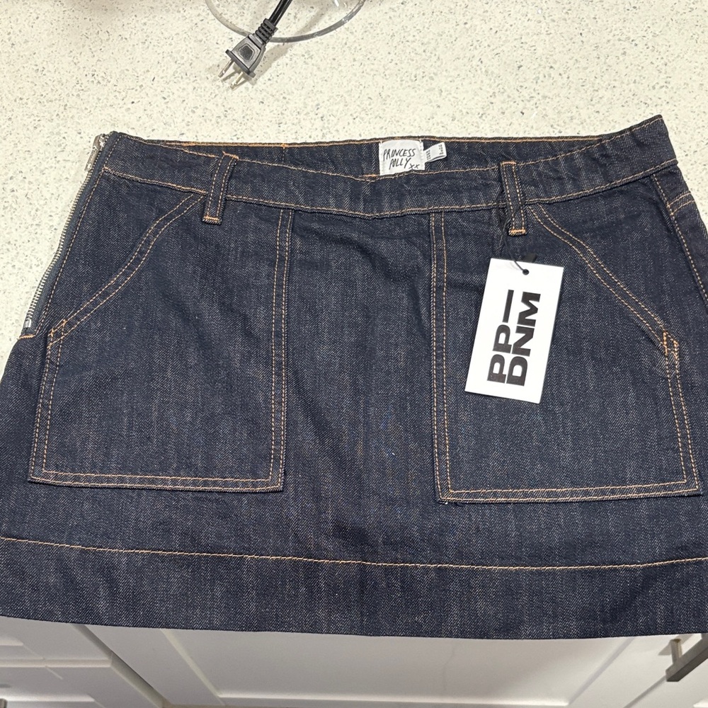 Princess Polly Indigo Mini Skirt